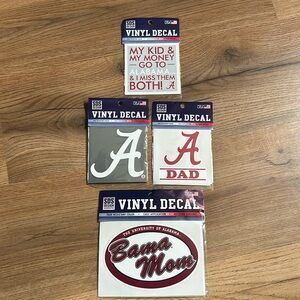 Alabama Vinyl decals
